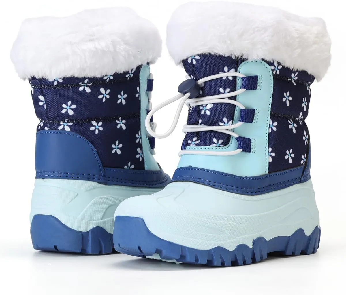 MORENDL Kids Winter Snow Boots Girls & Boys Insulated Waterproof Cold Weather Boots Toddler/Little Kids/Big Kids