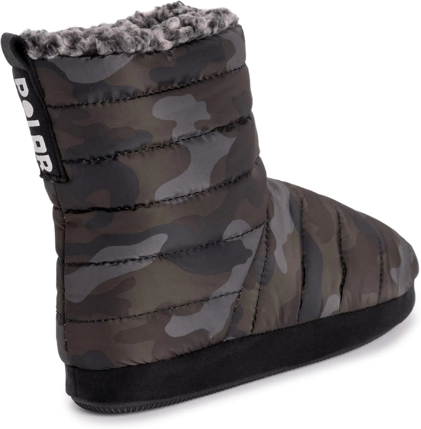 MUK LUKS Women's Polar Rochel Bootie Slipper