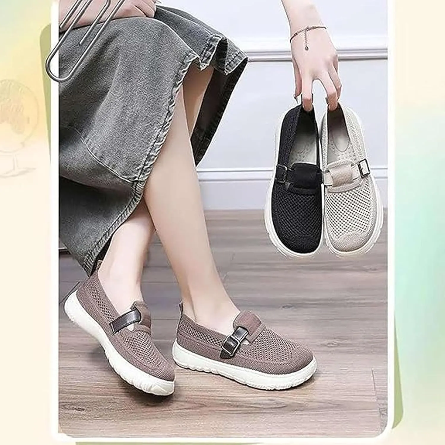 Munich Orthopedic Sandals, Soft Sole Mesh Comfort Orthopedic Sneakers, Woven Orthopedic Breathable Walking Sneaker
