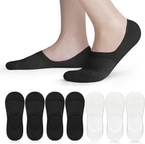 No Show Socks Womens Athletic Cushioned Non Slip Low Cut Sports Running Socks Casual Invisible Liner Socks 7 Pairs