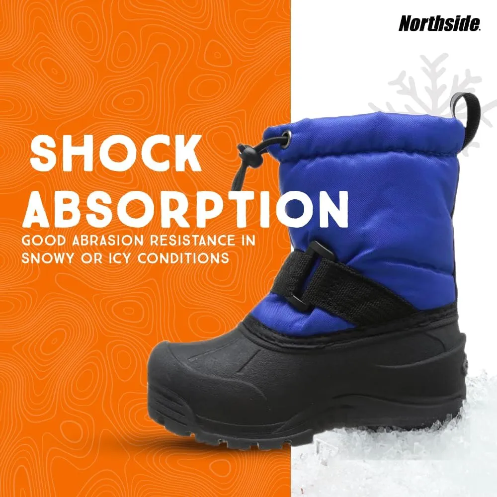Northside Frosty Insulated Winter Snow Boots for Girls and Boys with Rugged, Water Resistant Nylon Upper, Quick-Drying Lining, Removable EVA Insole, and Durable TPR Outsole