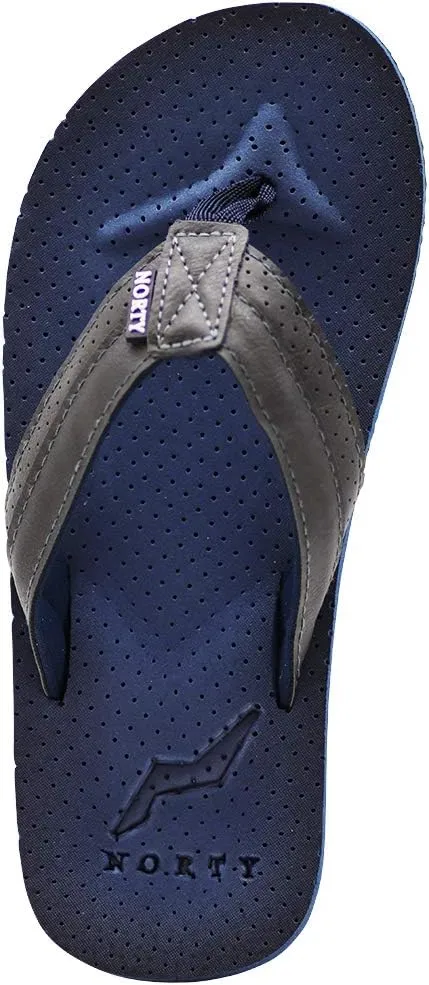 NORTY Big Boy's Slide Sandals and Thongs for Beach and Boats - Kids Flip Flops