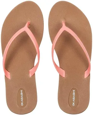 OKABASHI Women's Shoreline Flip Flop | Sculpted Footbeed for All-Day Comfort | Slip-Resistant & Waterproof | Sustainably Made in the USA