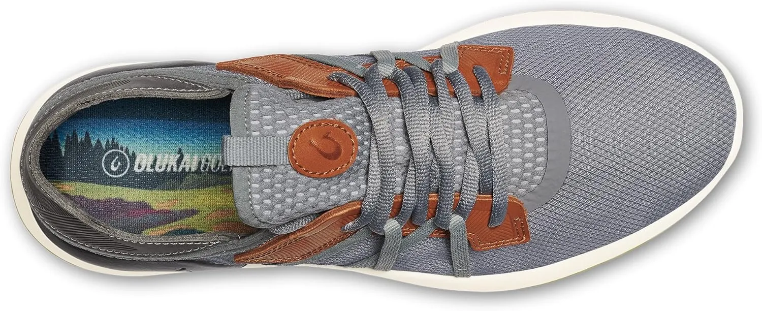 OLUKAI Manele Men's Golf Shoes, Spikeless Golf Shoes, Water & Stain-Resistant, Cushioned Midsole & Contoured Footbed, All-Day Comfort & Lightweight
