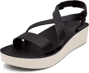 OLUKAI Onohi Women's Strappy Leather Sandals, Premium Platform Sandals with Full Grain Leather, Comfortable & Versatile, All-Day Wear