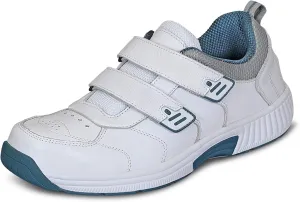 Orthofeet Men's Orthopedic Leather Alamo Adjustable Sneakers