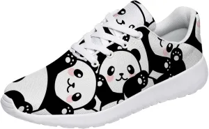 Panda Sneakers for Women Men Tennis Shoes Walking Sneakers Panda Gifts for Women Men