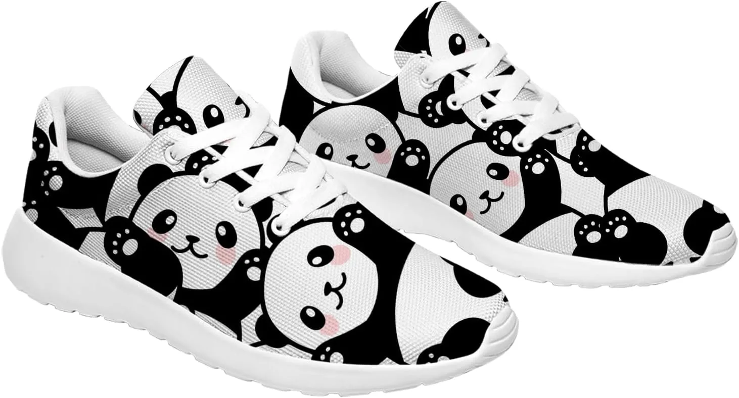 Panda Sneakers for Women Men Tennis Shoes Walking Sneakers Panda Gifts for Women Men
