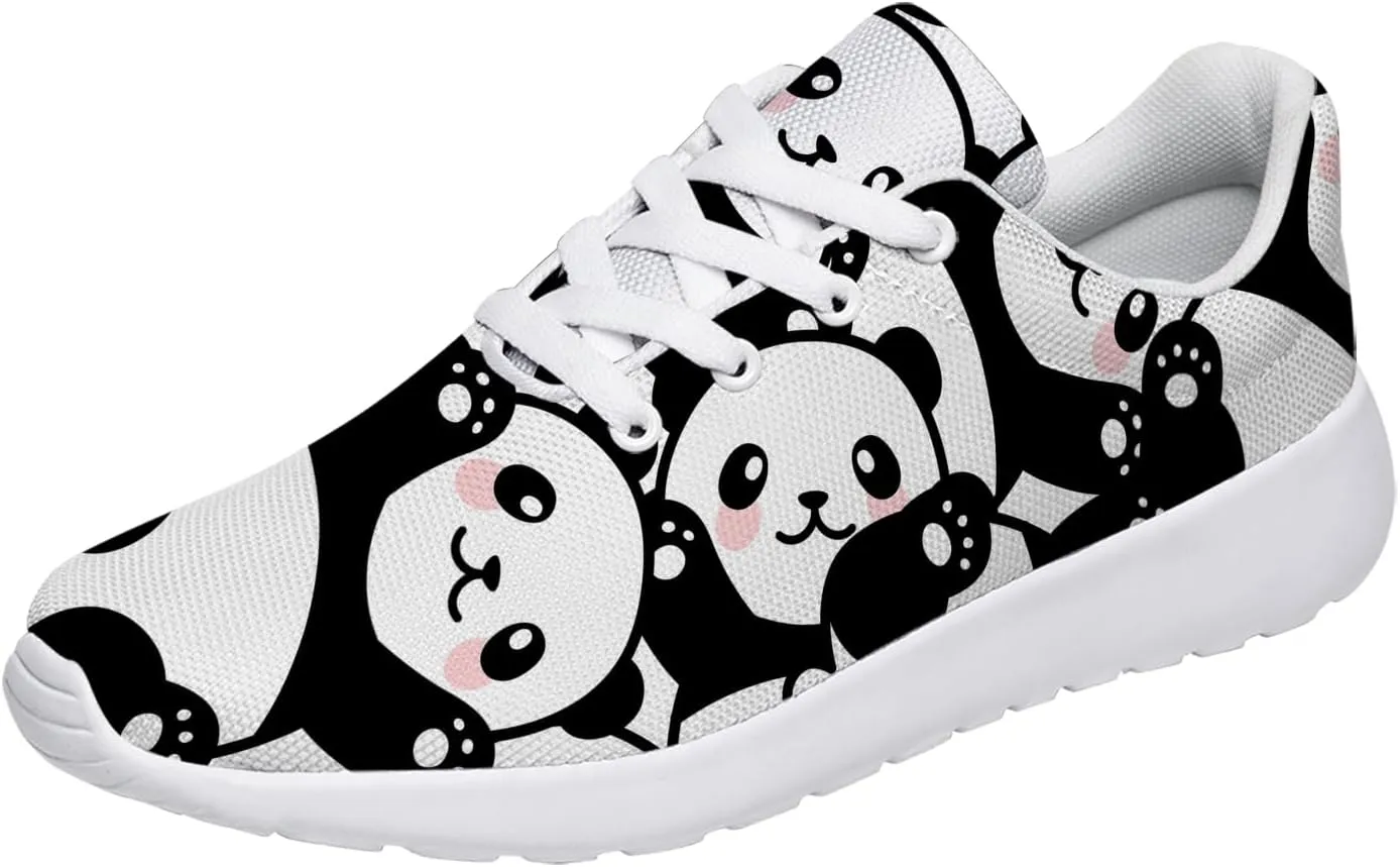 Panda Sneakers for Women Men Tennis Shoes Walking Sneakers Panda Gifts for Women Men