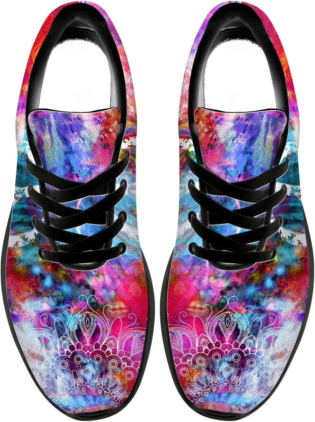Peace Tie Dye Shoes for Women Men Running Tennis Shoes Walking Sneakers Gifts for Men Women