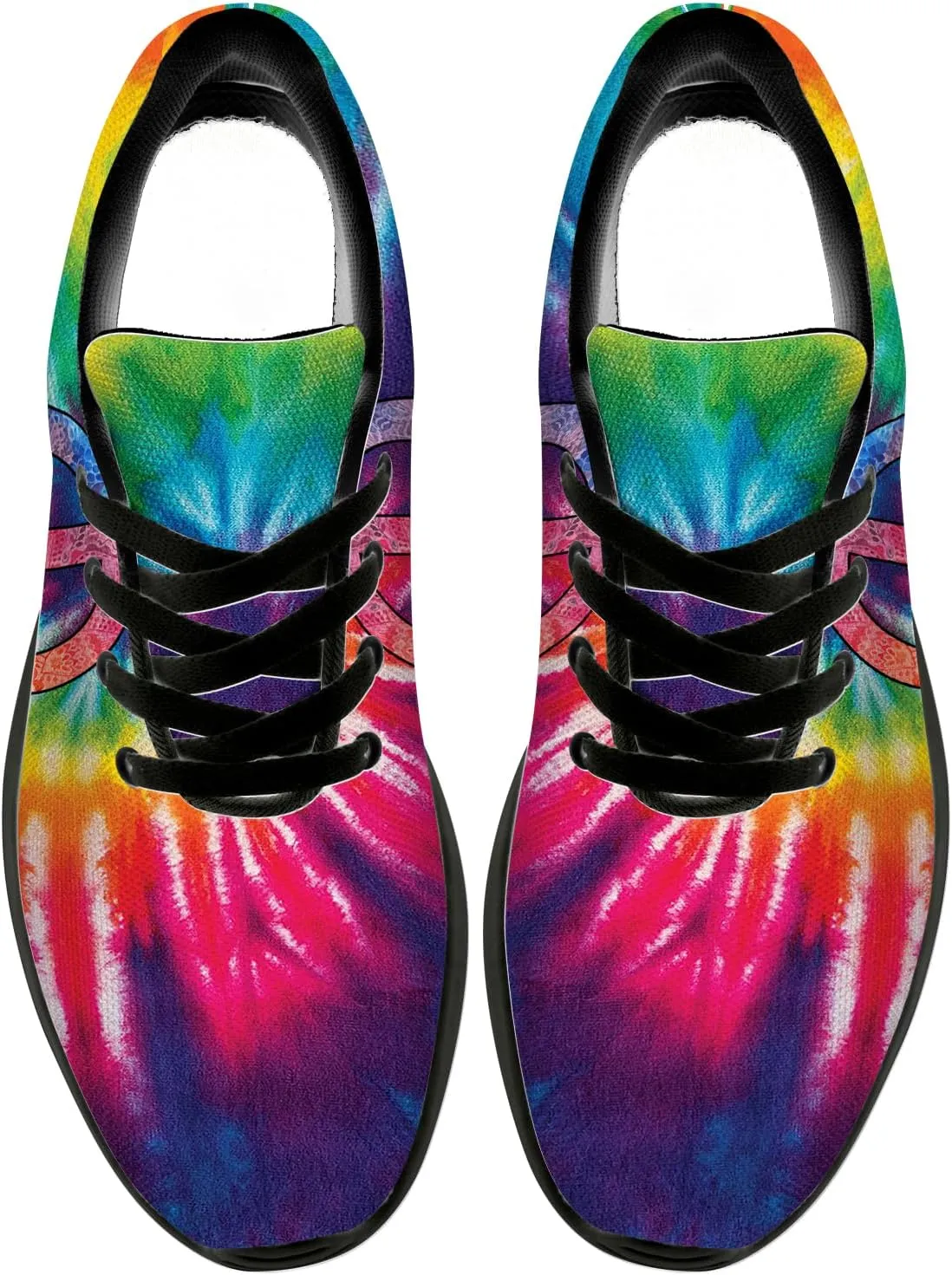 Peace Tie Dye Shoes for Women Men Running Tennis Shoes Walking Sneakers Gifts for Men Women