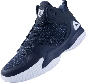 PEAK High Top Mens Basketball Shoes Streetball Master Breathable Outdoor Sneakers Cushioning Shoes for Fitness