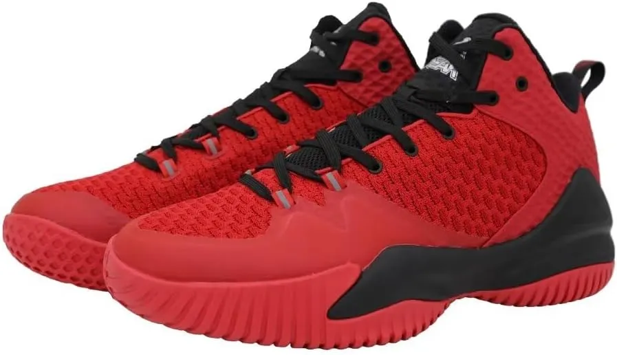 PEAK High Top Mens Basketball Shoes Streetball Master Breathable Outdoor Sneakers Cushioning Shoes for Fitness