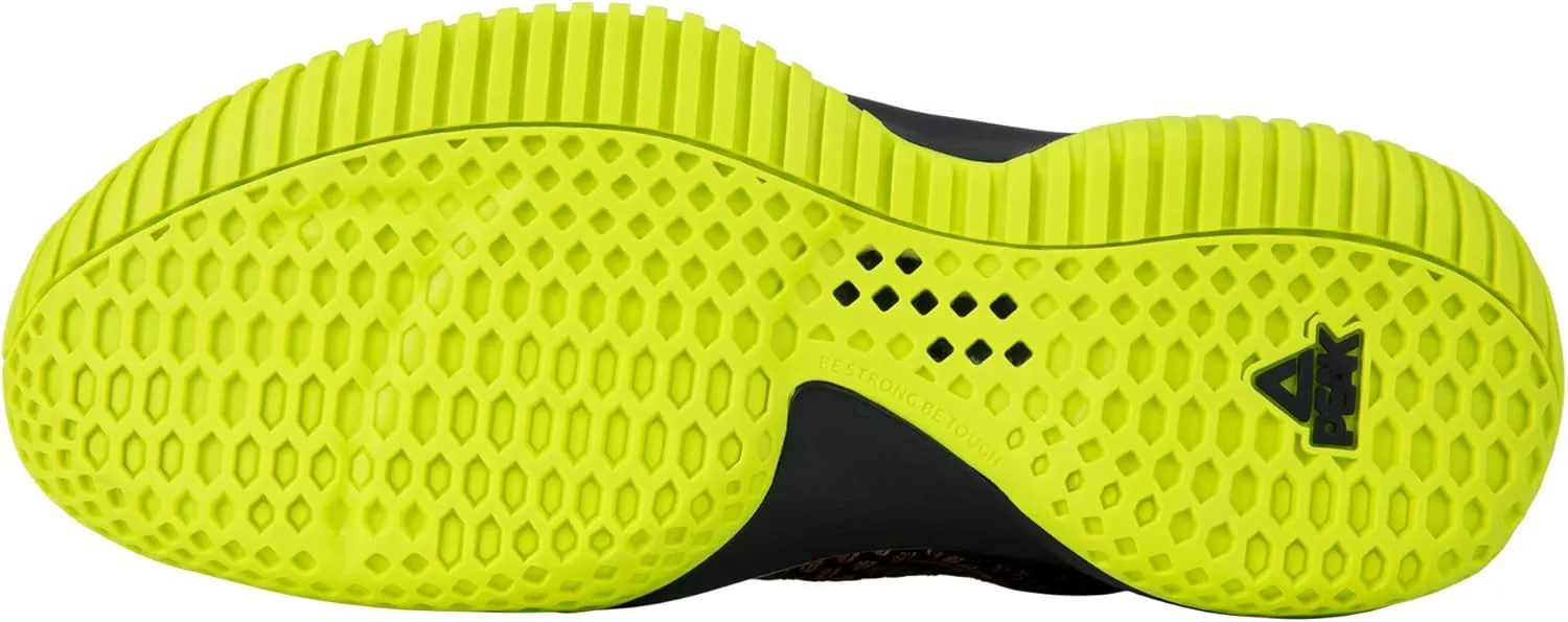 PEAK High Top Mens Basketball Shoes Streetball Master Breathable Outdoor Sneakers Cushioning Shoes for Fitness