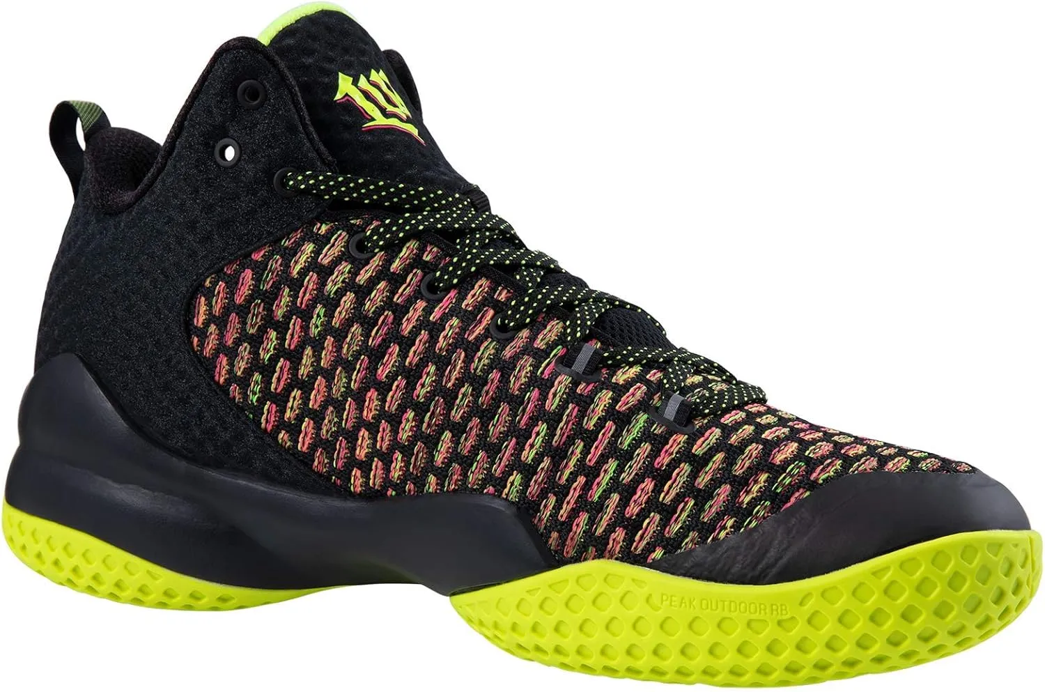 PEAK High Top Mens Basketball Shoes Streetball Master Breathable Outdoor Sneakers Cushioning Shoes for Fitness