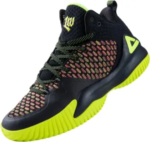 PEAK High Top Mens Basketball Shoes Streetball Master Breathable Outdoor Sneakers Cushioning Shoes for Fitness