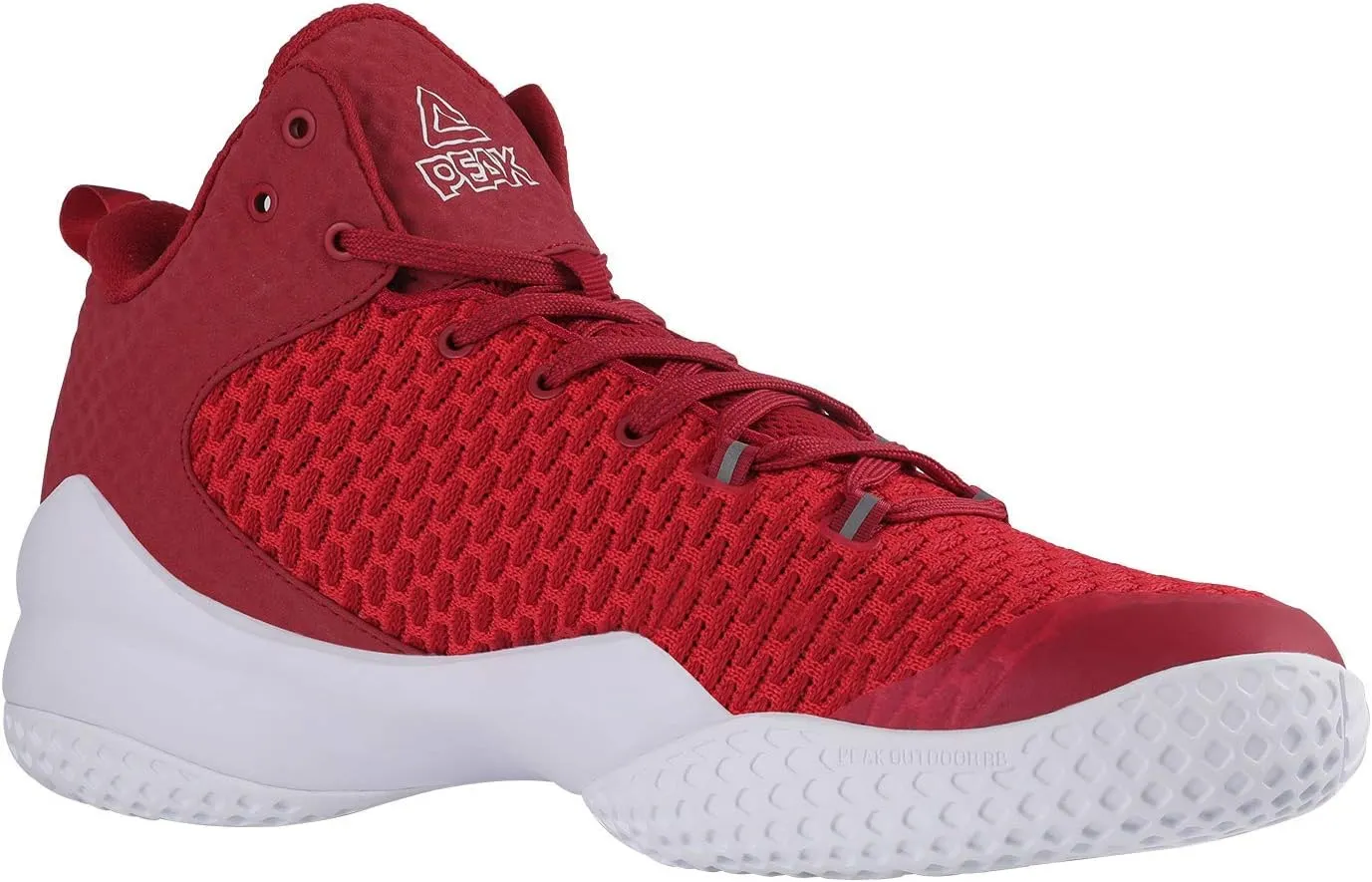 PEAK High Top Mens Basketball Shoes Streetball Master Breathable Outdoor Sneakers Cushioning Shoes for Fitness