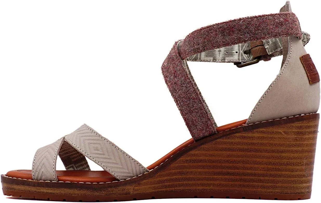 Pendleton Women's Baylands Wedge Waterproof Leather and Pendleton Wool