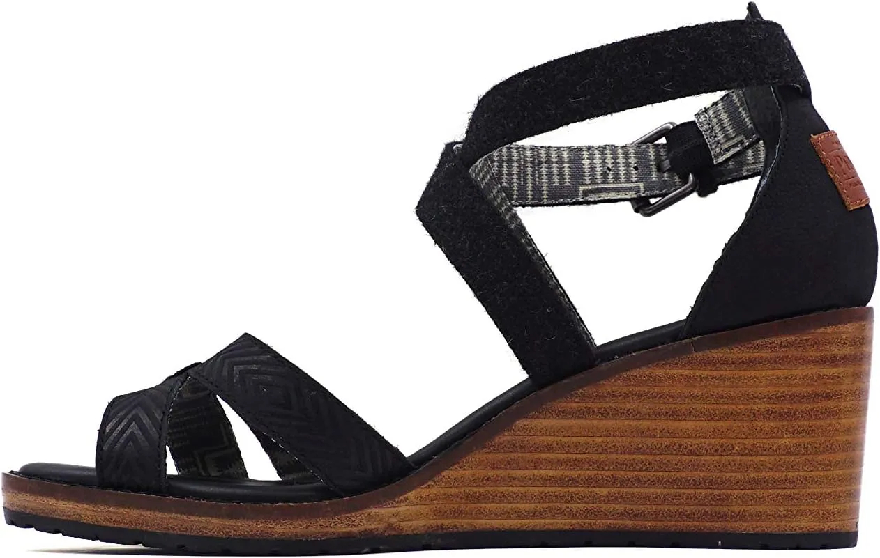 Pendleton Women's Baylands Wedge Waterproof Leather and Pendleton Wool
