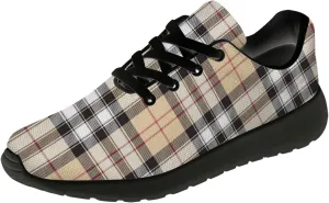 Plaid Shoes for Women Men Running Shoes Plaid Sneakers Gifts for Women Men