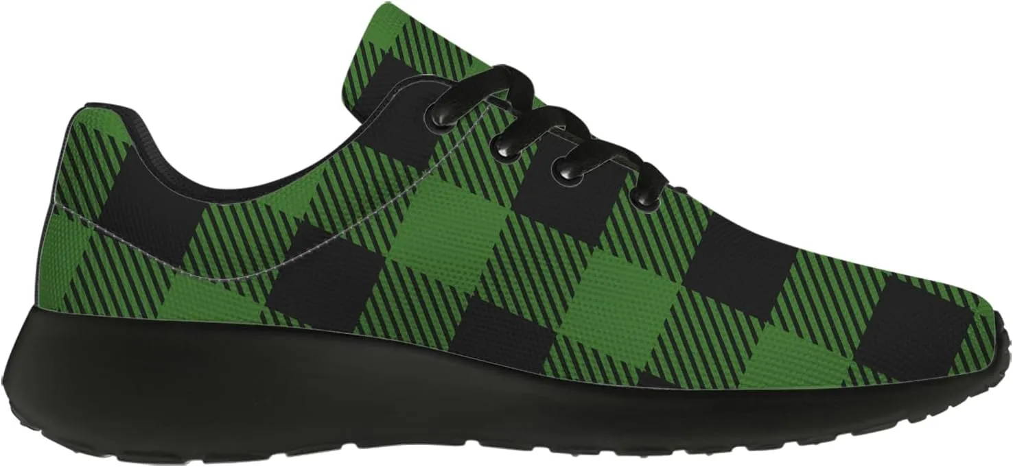 Plaid Shoes for Women Men Running Shoes Plaid Sneakers Gifts for Women Men