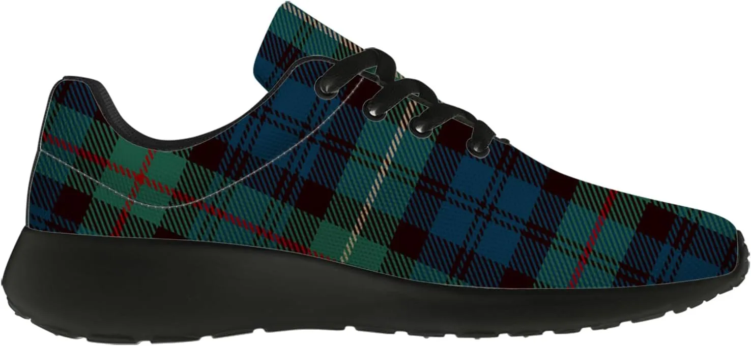 Plaid Shoes for Women Men Running Shoes Plaid Sneakers Gifts for Women Men