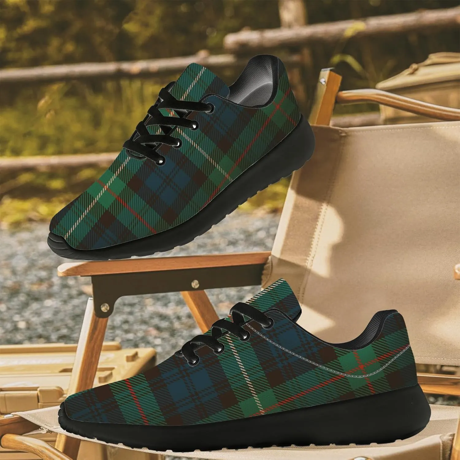 Plaid Shoes for Women Men Running Shoes Plaid Sneakers Gifts for Women Men