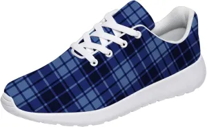 Plaid Sneakers for Women Men Running Shoes Casual Tennis Shoes Plaid Gifts for Women Men