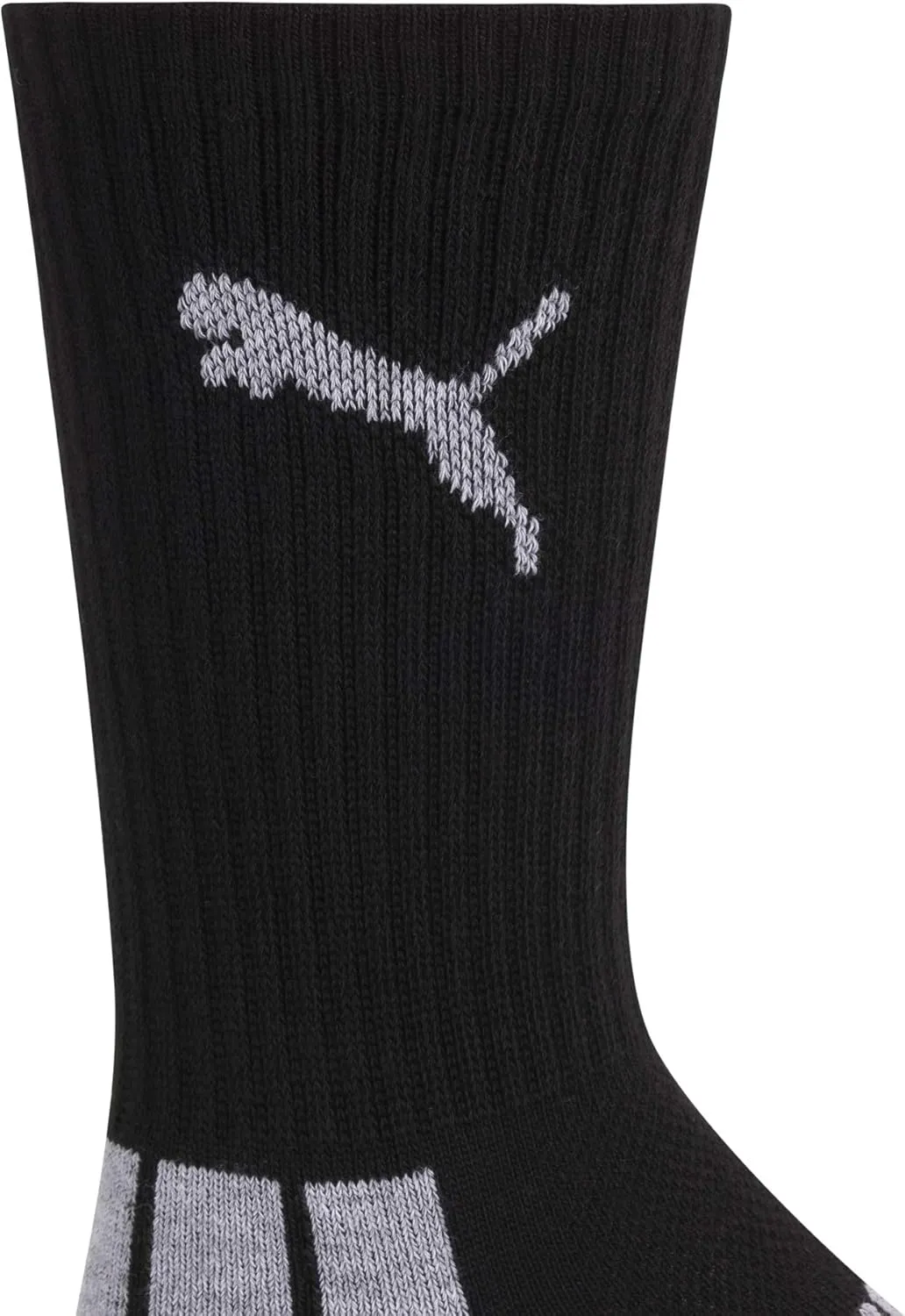 PUMA Boys' 6 Pack Crew Cut Socks