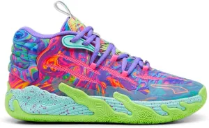 PUMA Kids Girls Mb.03 Be You Basketball Sneakers Shoes - Multi, Purple - Size 5.5 M