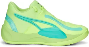 PUMA Mens Rise Nitro Basketball Sneakers Shoes - Green - Size 6.5 M