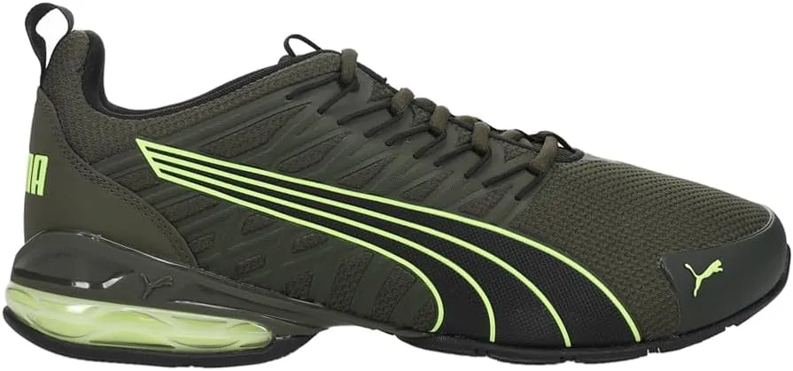 PUMA Mens Voltaic Evo Wide Running Sneakers Shoes - Green - Size 8.5 M