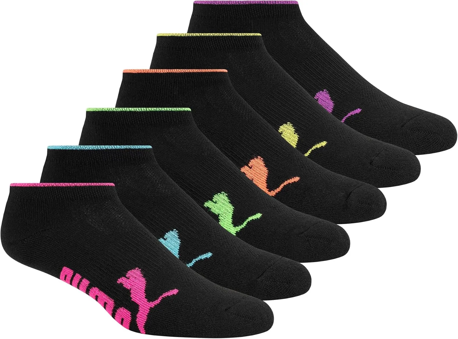 PUMA Women's 6 Pack Runner Socks