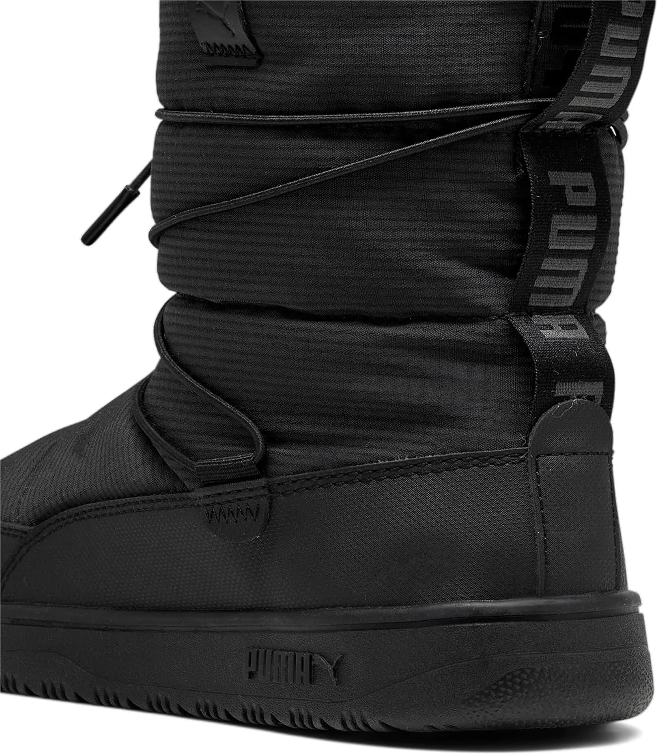 PUMA Women's Snowbae Boots, Black-Shadow Gray, 7