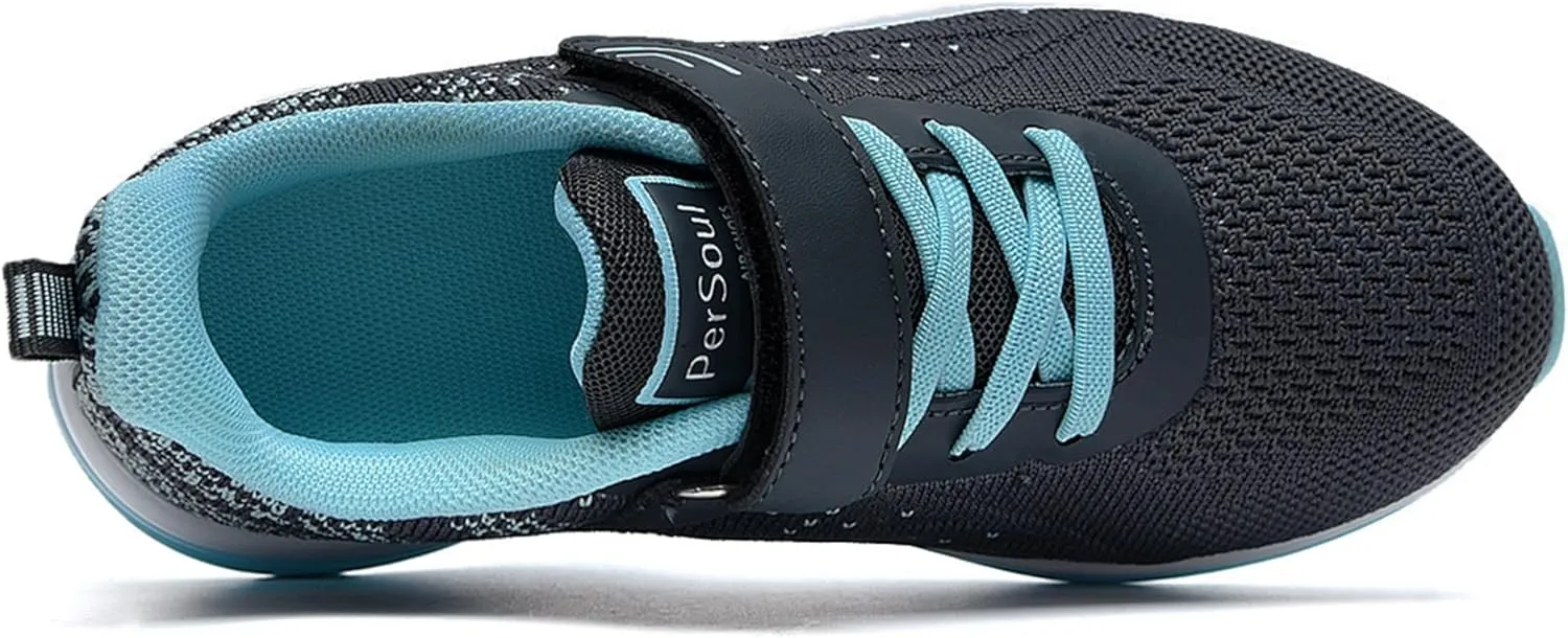 RomenSi Air Athletic Running Shoes for Boys Girls Lightweight Breathable Tennis Sports Kids Sneakers
