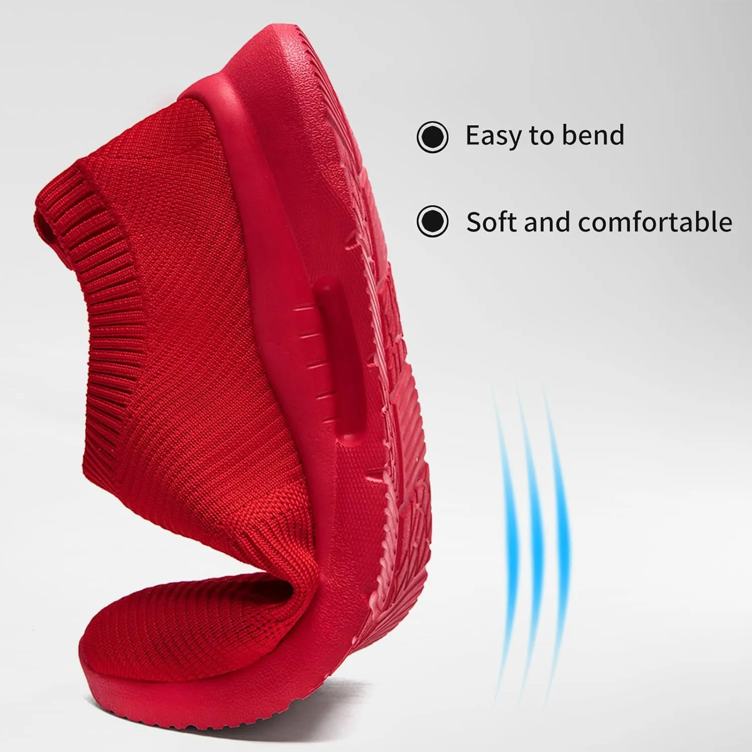 Running Shoes for Men Tennis Slip On Sneakers Breathable Fashion Mesh