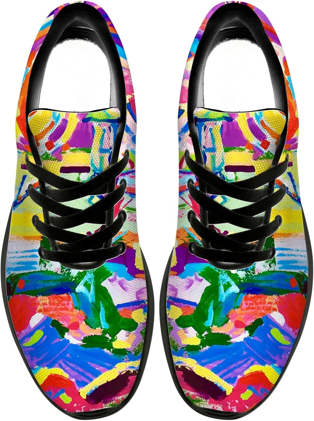 Running Shoes for Women Men Graffiti Print Shoes Tennis Sneakers Gifts for Women Men