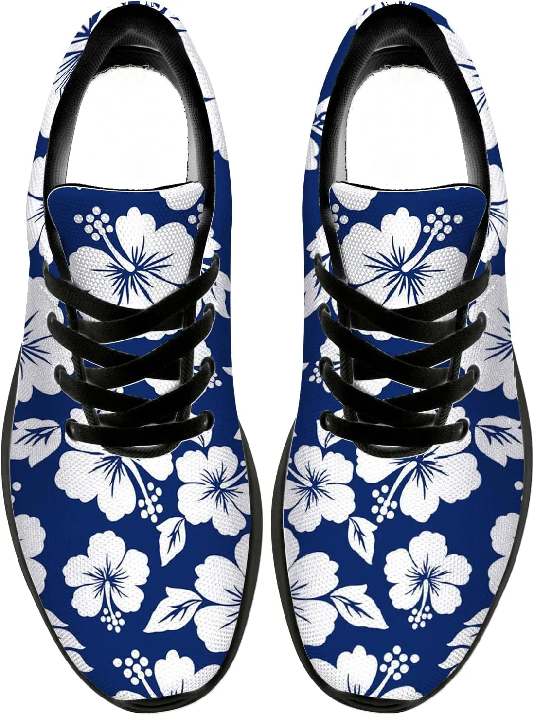 Running Shoes for Women Men Tropical Print Shoes Hawaiian Tennis Sneakers Gifts for Teens Adults