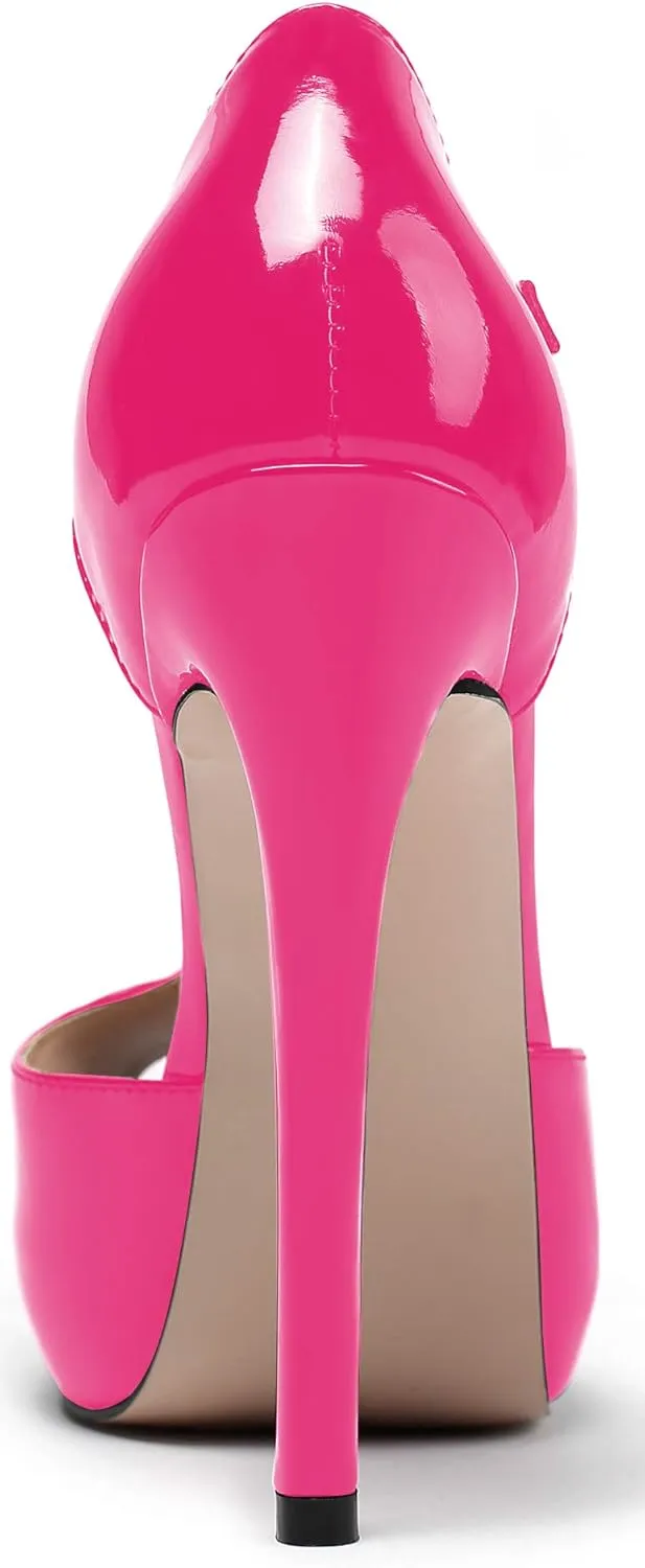 SAMMITOP Women's Platform High Heels Ankle Strap Sandals Mary Jane Platform Pumps Shoes