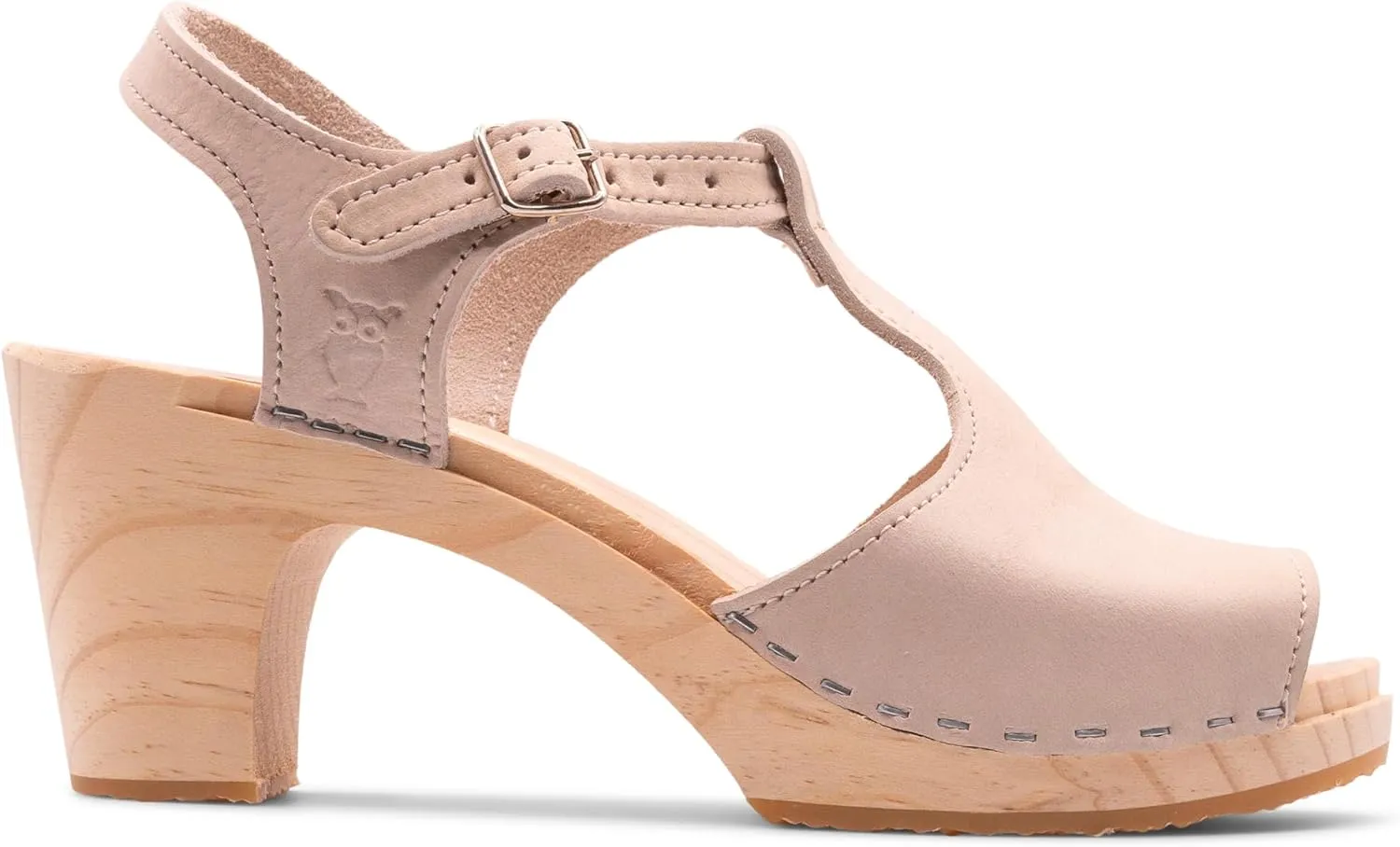 Sandgrens Handmade Swedish Wood Clog Sandals for Women | Nice High Rise