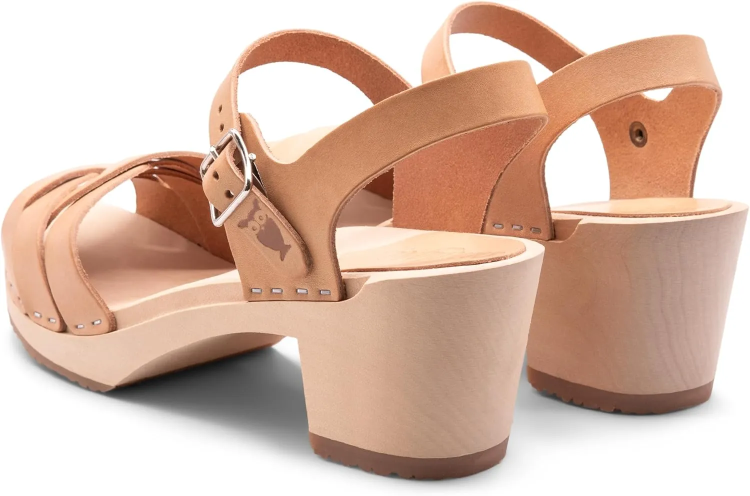 Sandgrens Handmade Swedish Wood Clogs for Women, High Heel Sandals | Rio Grande High