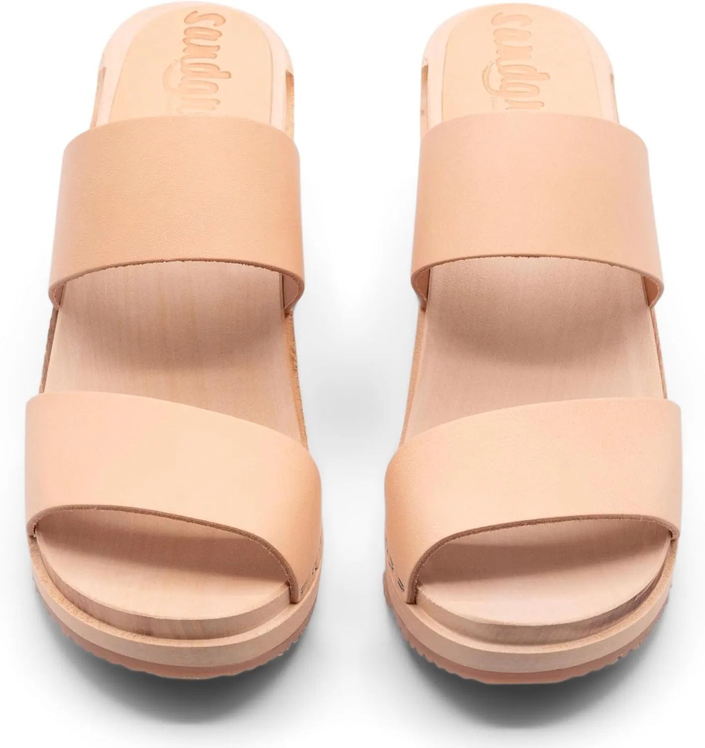 Sandgrens Handmade Swedish Wood Clogs for Women, High Heel Sandals | Stockholm High