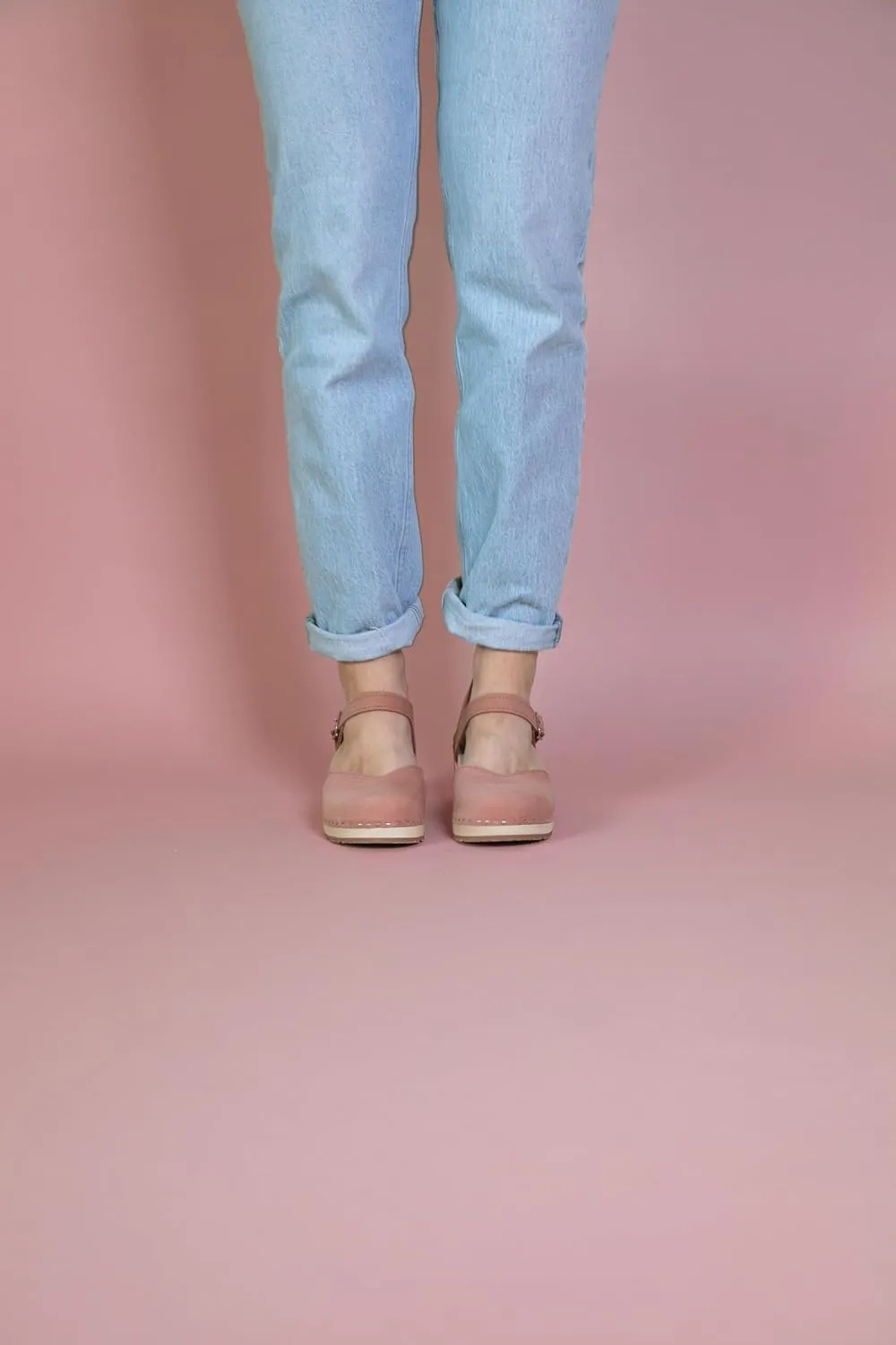 Sandgrens Handmade Swedish Wood Clogs for Women, Low Heel Sandals | Saragasso