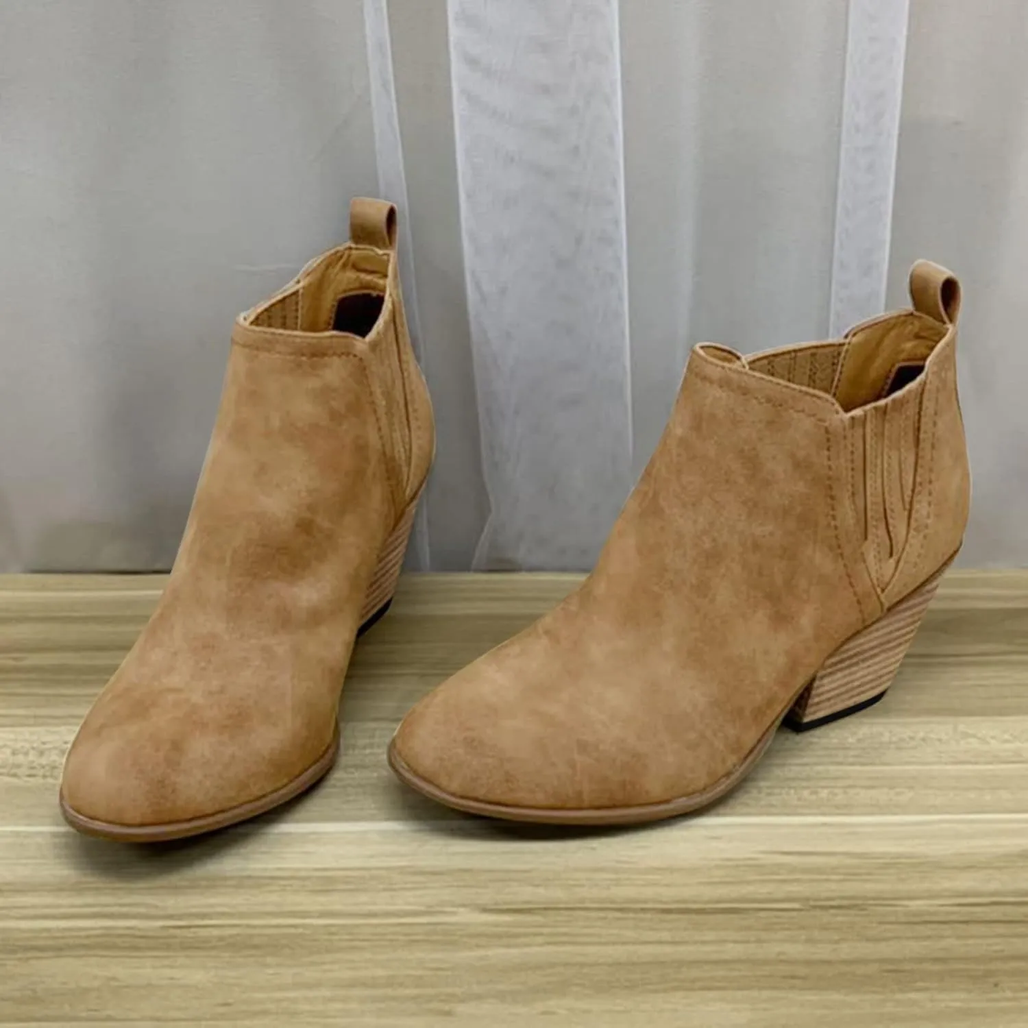 SBGMoSJ Women's Leather Ankle Boots Shoes Zipper Winter Booties White Ankle Boots for Women Wide Blowfish Grey Booties Women Ankle Boots with Heel Women Booties Low Heel Womens White Western Boots