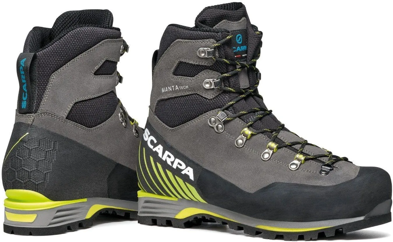 SCARPA Men's Manta Tech GTX Waterproof Gore-Tex Boots for Hiking and Mountaineering