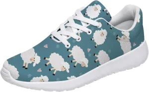 Sheep Sneakers for Women Men Running Shoes Cute Animal Tennis Shoes Sheeep Gifts for Women Men