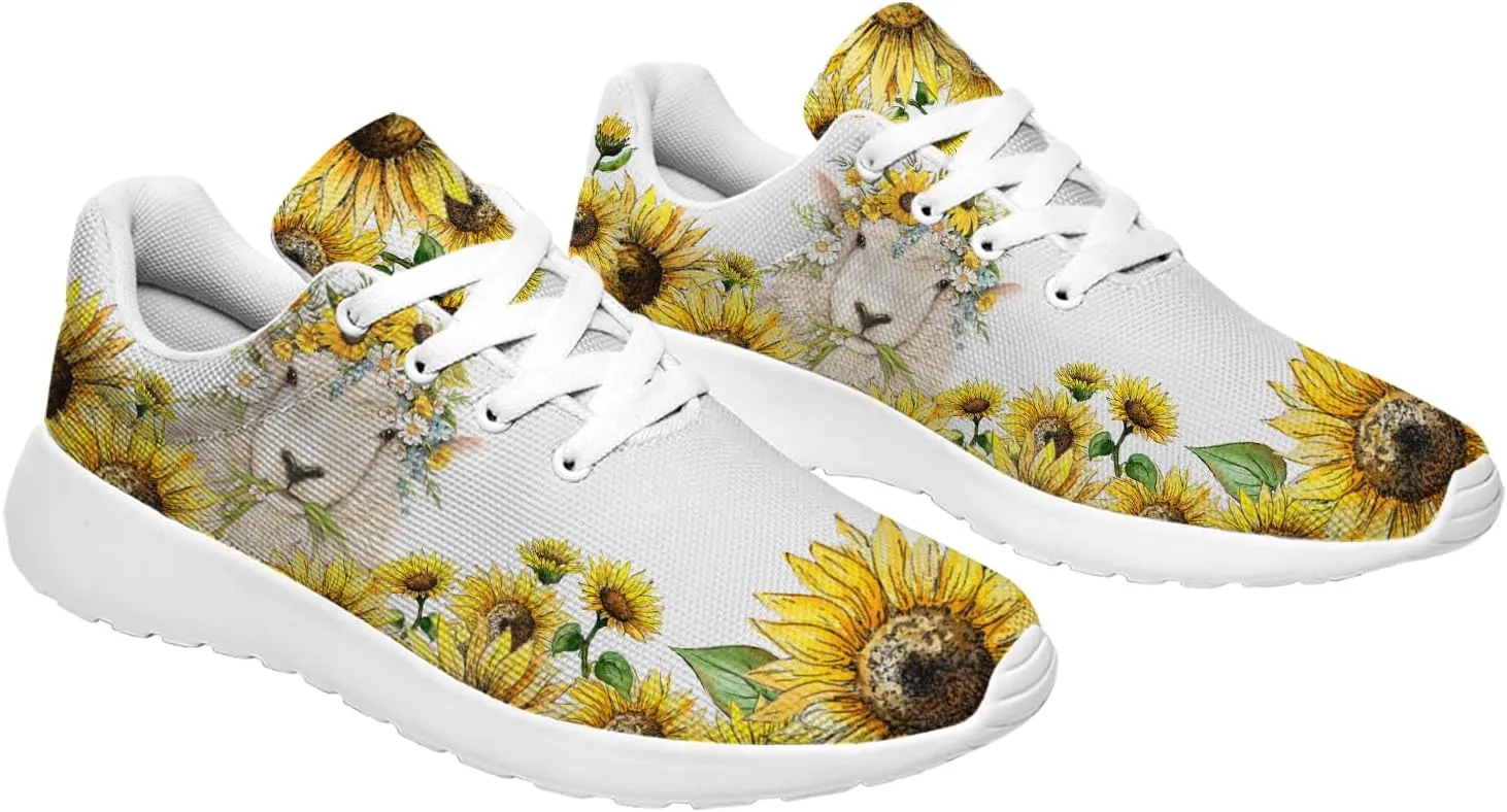 Sheep Sneakers for Women Men Running Shoes Cute Animal Tennis Shoes Sheeep Gifts for Women Men