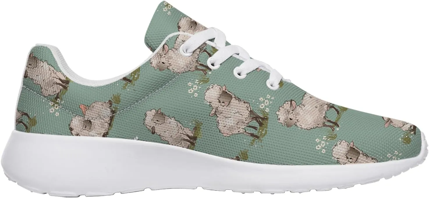 Sheep Sneakers for Women Men Running Shoes Cute Animal Tennis Shoes Sheeep Gifts for Women Men