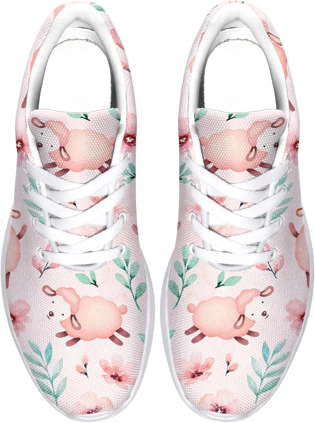 Sheep Sneakers for Women Men Running Shoes Cute Animal Tennis Shoes Sheeep Gifts for Women Men