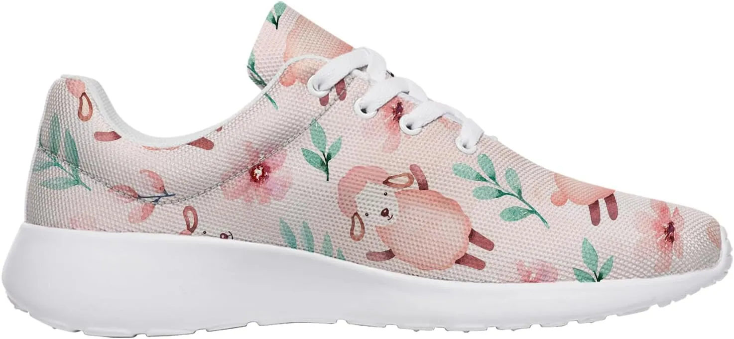 Sheep Sneakers for Women Men Running Shoes Cute Animal Tennis Shoes Sheeep Gifts for Women Men
